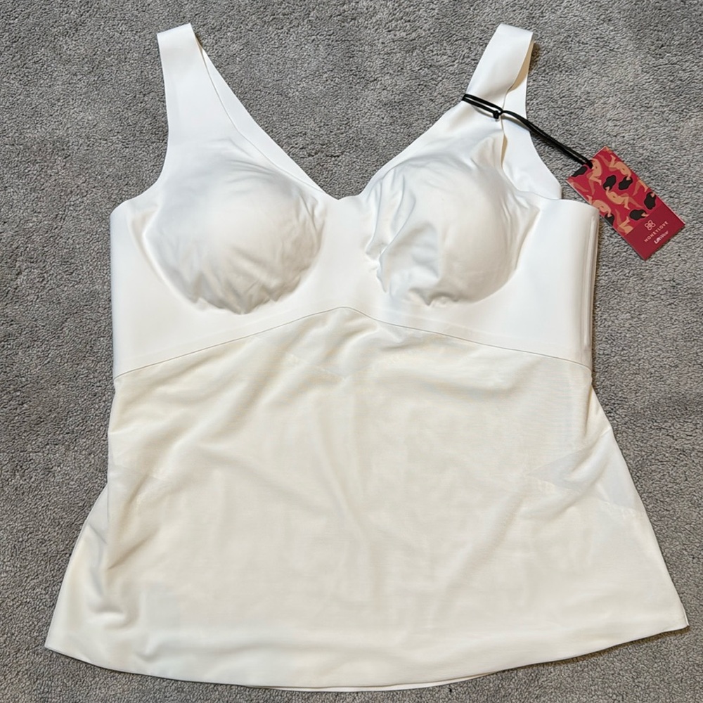 NWT Honeylove LiftWear Tank White Size 3X